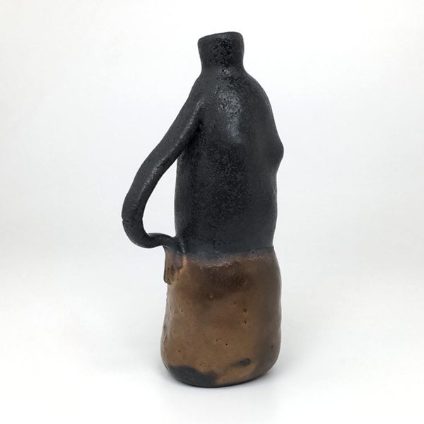 Femme bouteille, Glazed ceramic, 2019, 6x2x2.5 in.