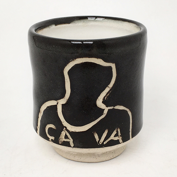 ça va cup, ceramic and glaze, 2020