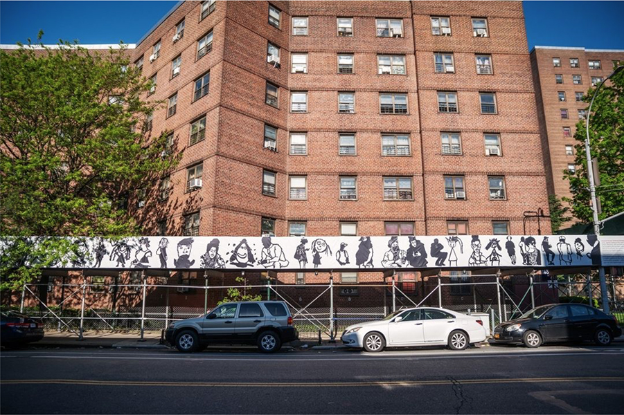 East New York Mural, ArtBridge, City Artists Corp, 2022