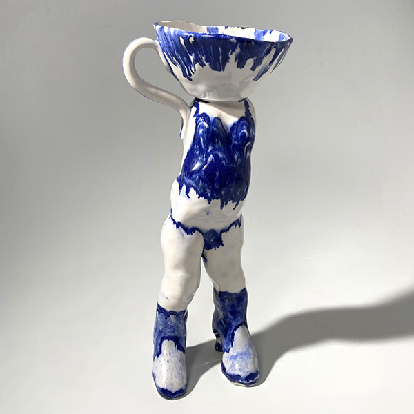 Bathing-Suit-Cup, Porcelaine and glaze, 2023